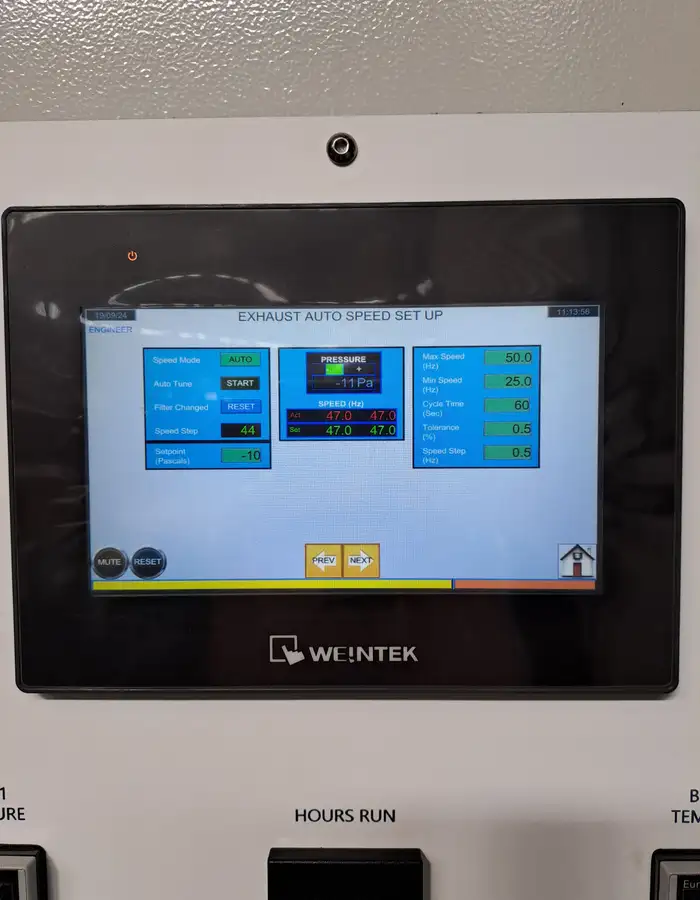 ENERGY SAVING SPRAY BOOTH CONTROLS 2