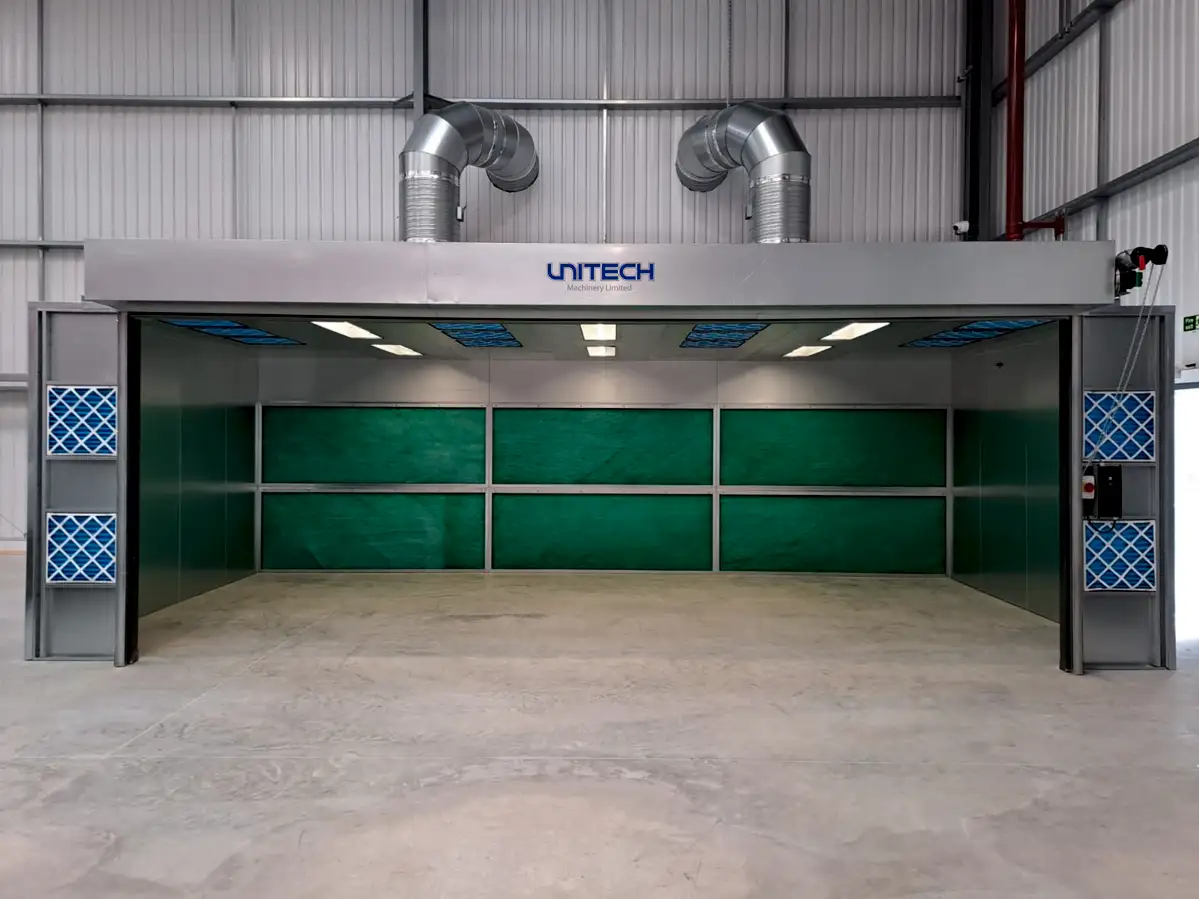 Unitech Machinery Dry Filter Spray Booth
